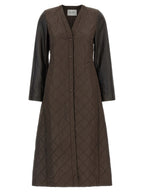 Brown Berta1234 Polyamide Coat