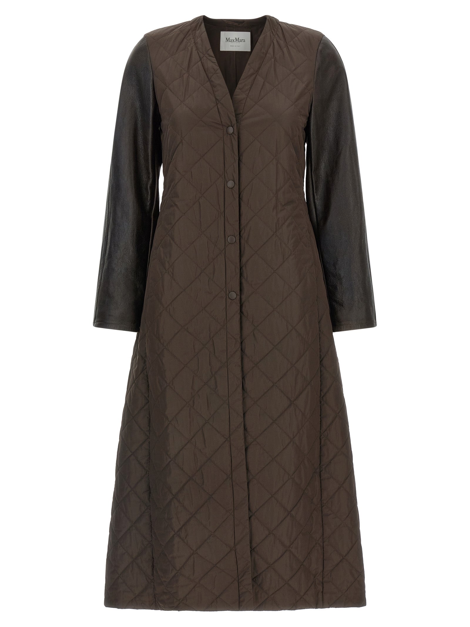Brown Berta1234 Polyamide Coat