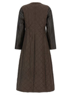 Brown Berta1234 Polyamide Coat