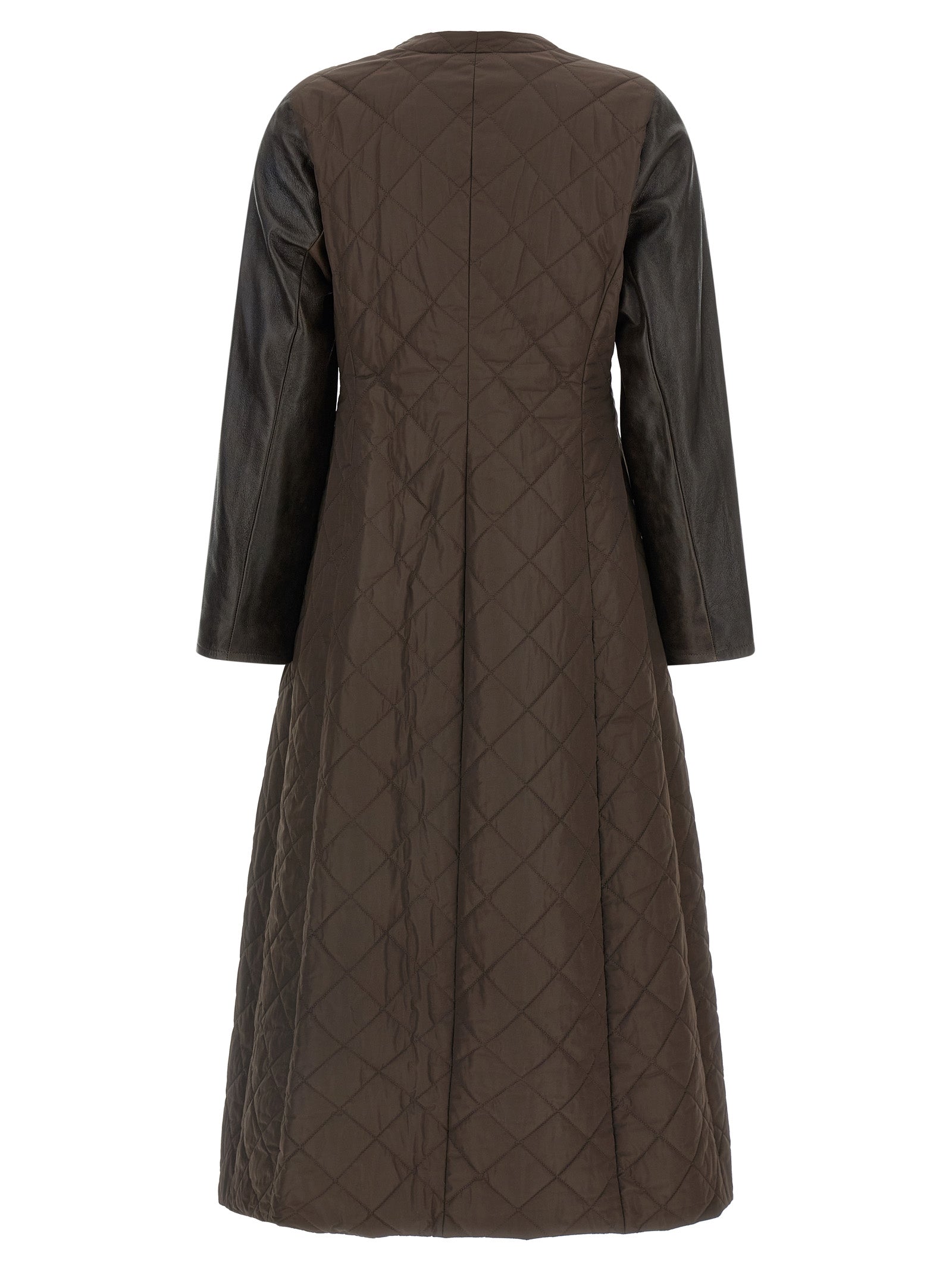 Brown Berta1234 Polyamide Coat