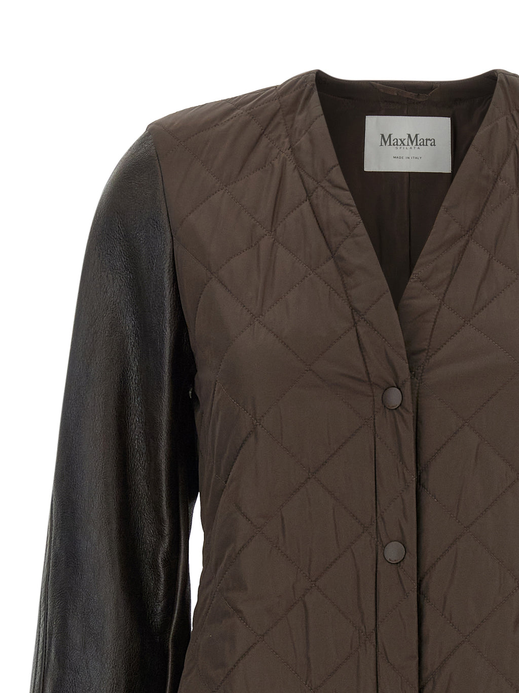 Brown Berta1234 Polyamide Coat