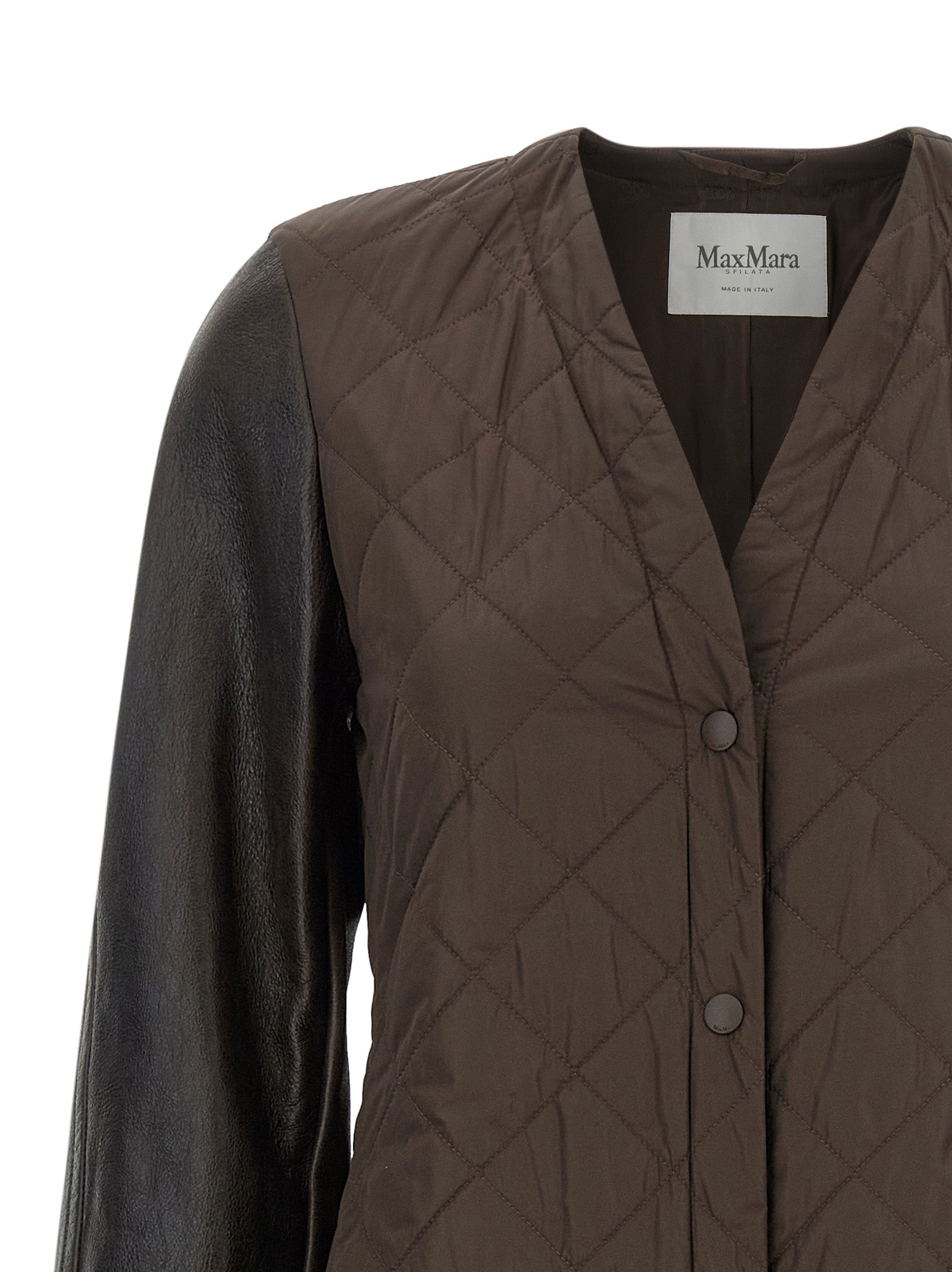 Brown Berta1234 Polyamide Coat