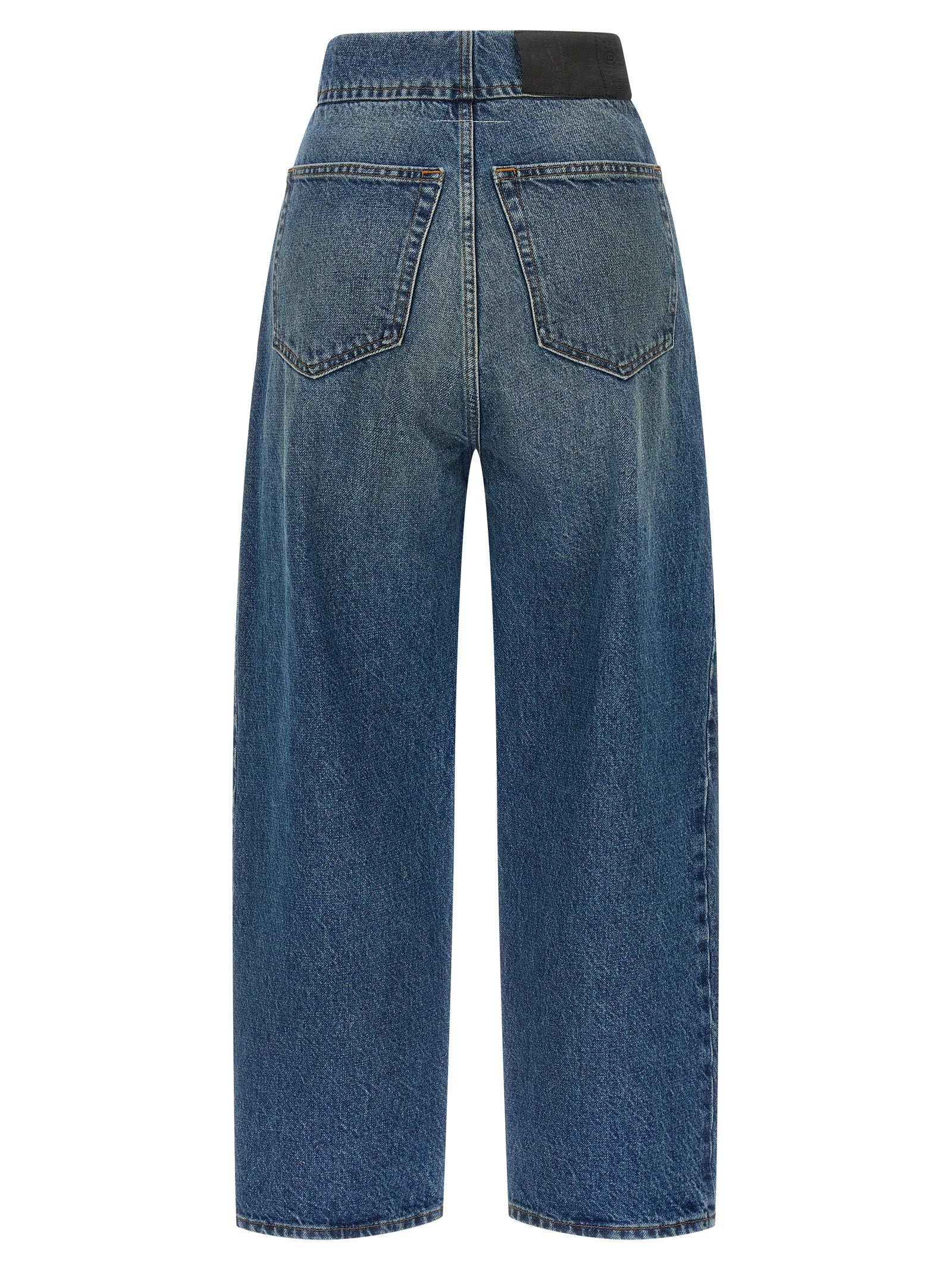 Light Blue 100% Cotton Straight-Leg Jeans