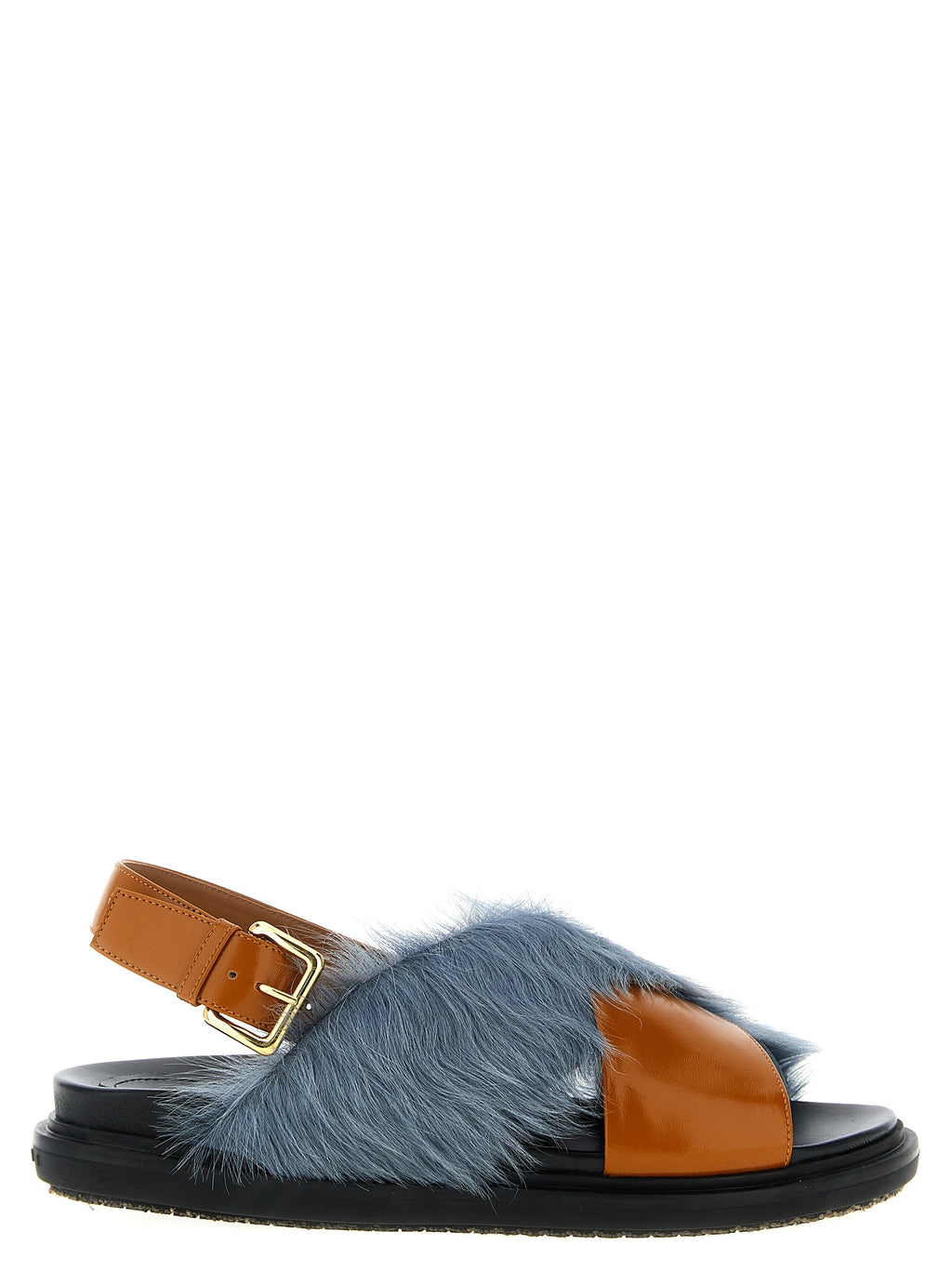 Multicolor Lamb Leather Fussbett Sandals