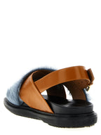 Multicolor Lamb Leather Fussbett Sandals
