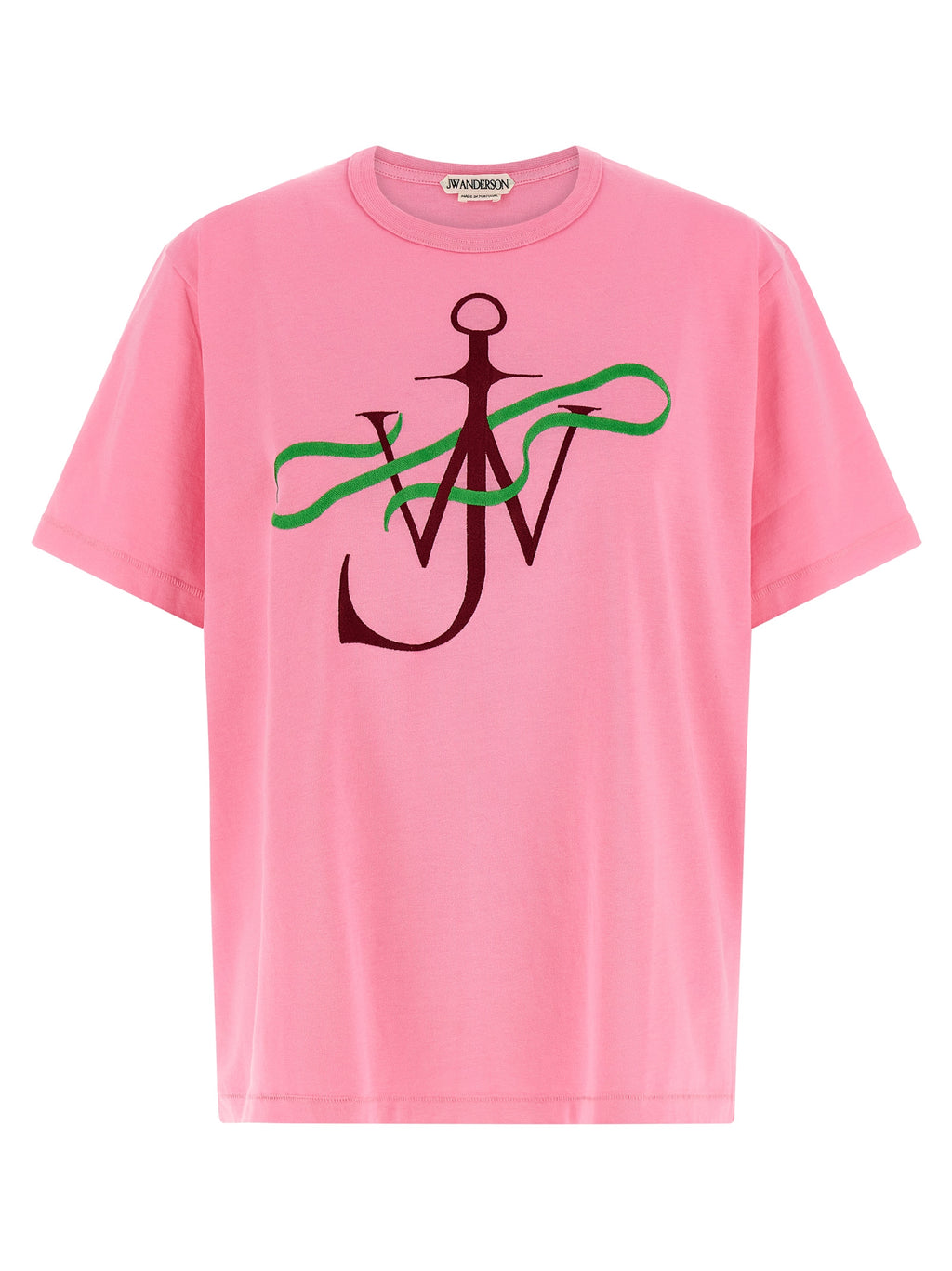 Pink Cotton Ribbon Anchor T-Shirt