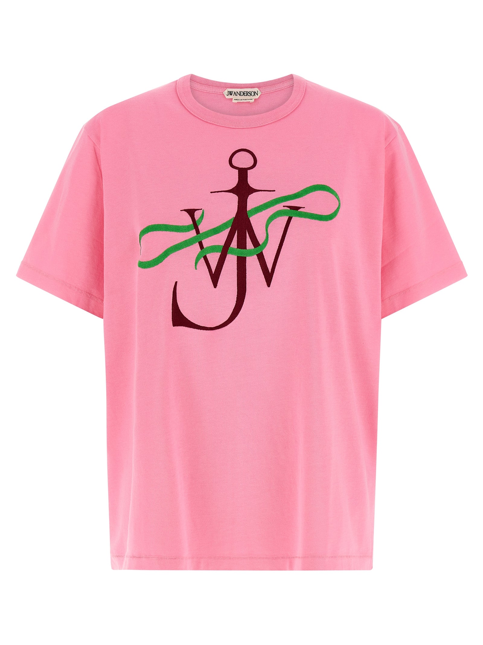 Pink Cotton Ribbon Anchor T-Shirt