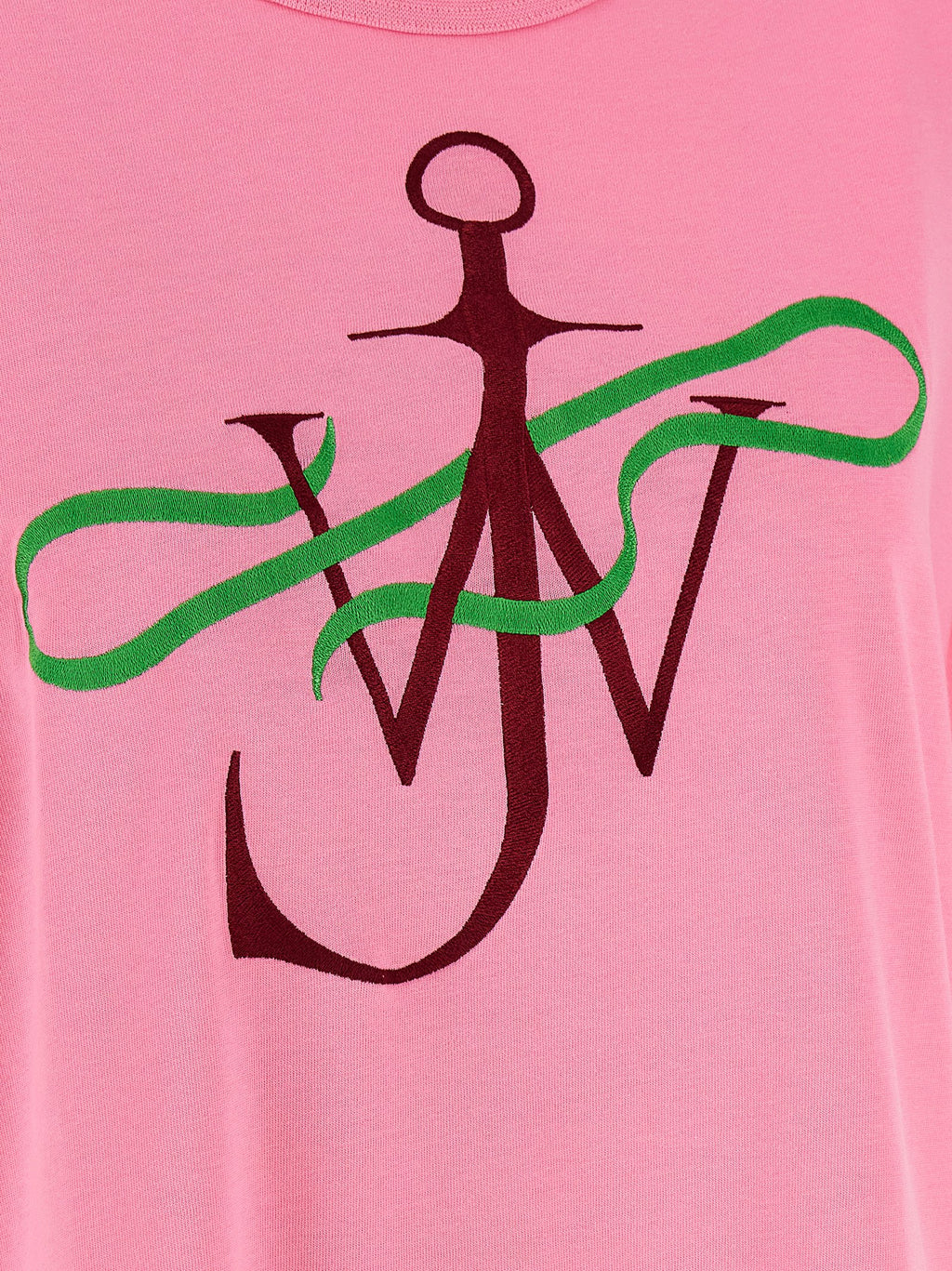 Pink Cotton Ribbon Anchor T-Shirt