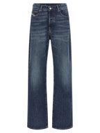 Blue Cotton D-Sent Straight-Leg Jeans