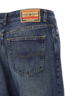 Blue Cotton D-Sent Straight-Leg Jeans