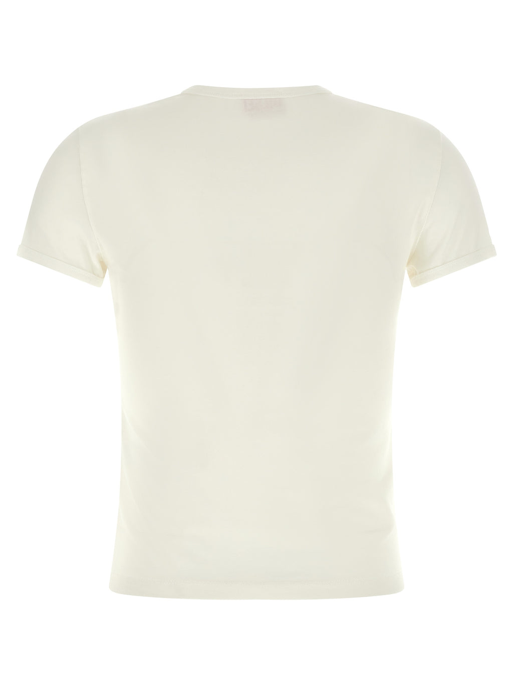 White Stretch Cotton T-Shirt