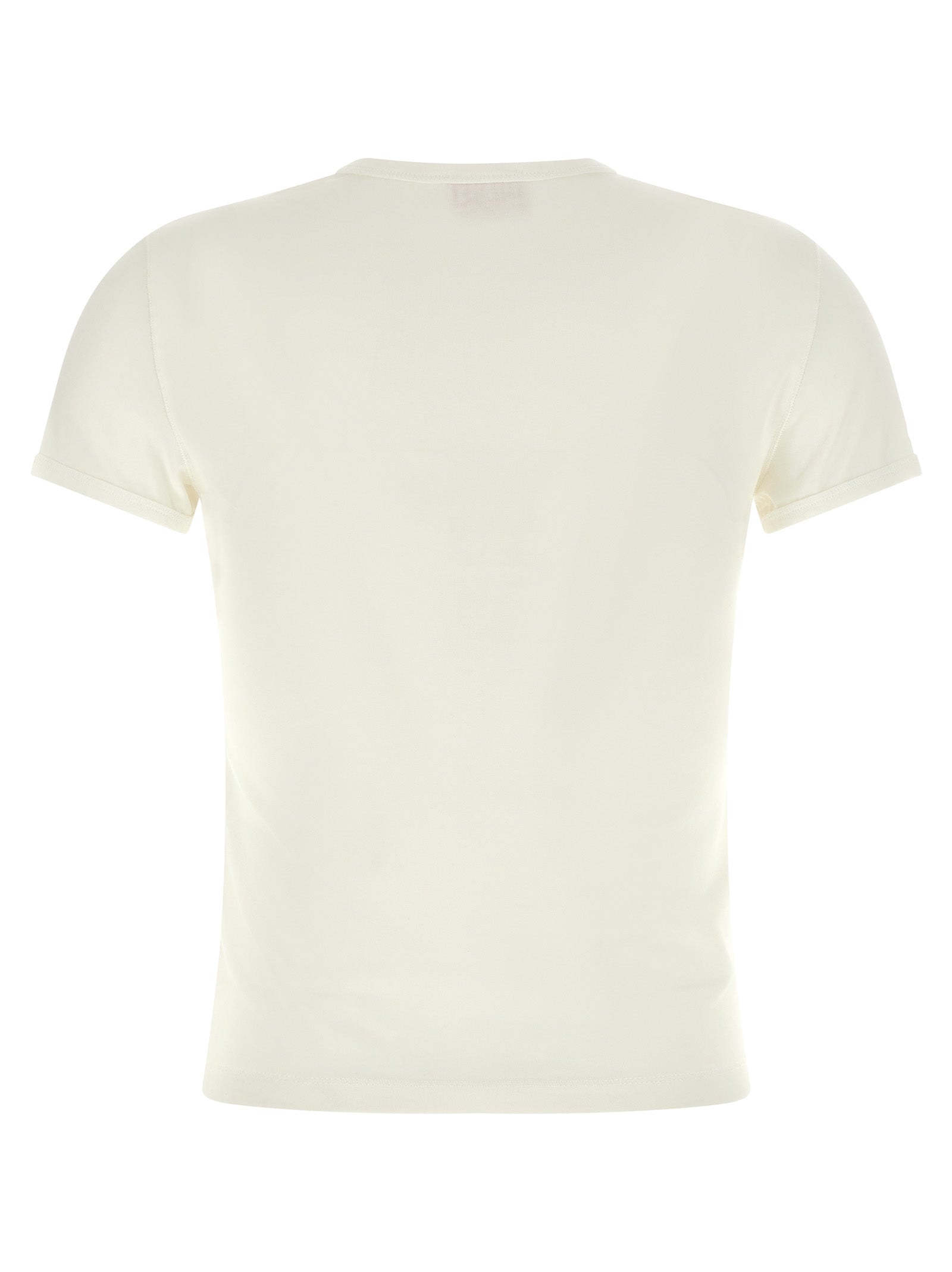 White Stretch Cotton T-Shirt