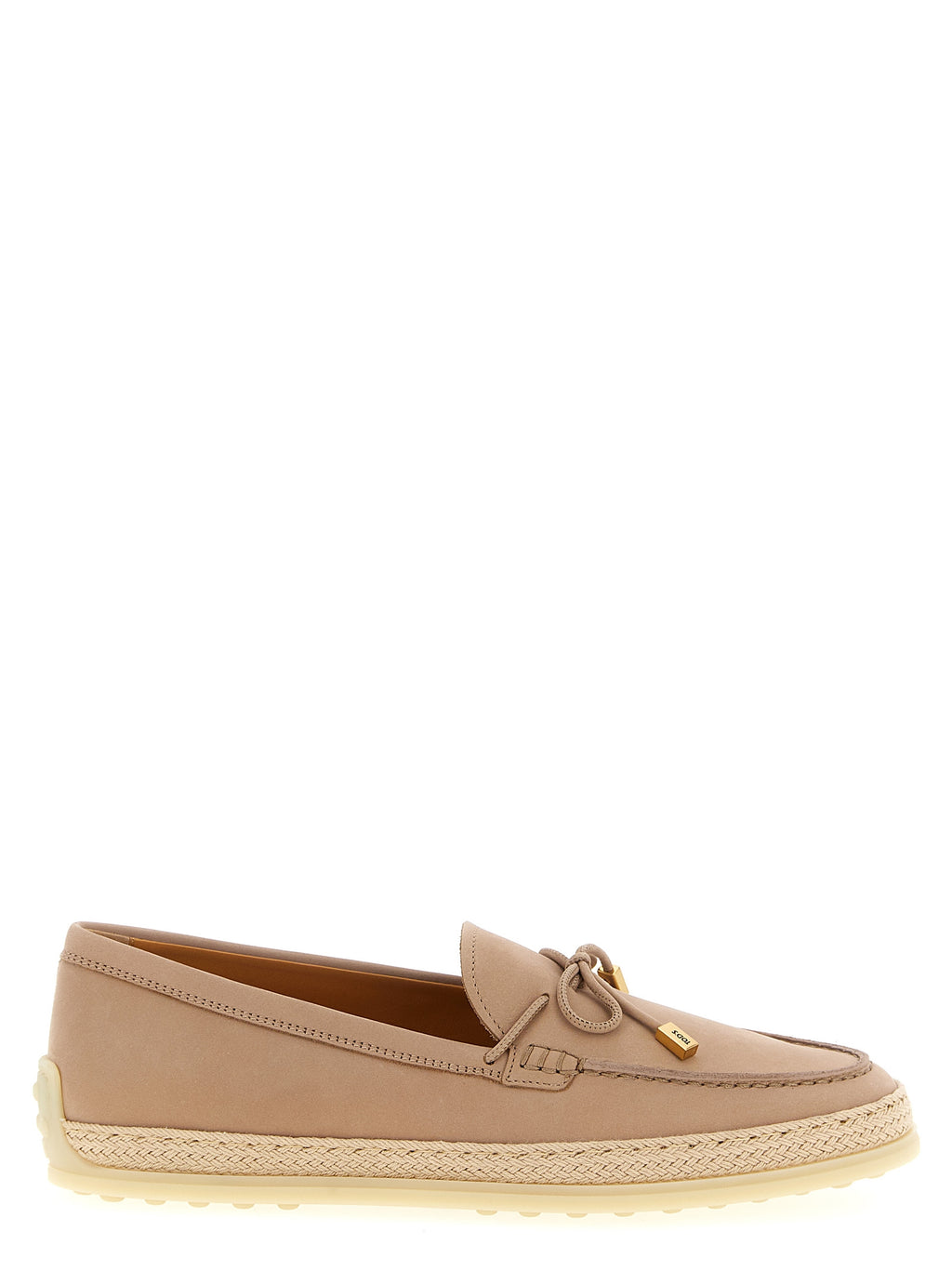 Calfskin Suede Gomma Rafia Loafers