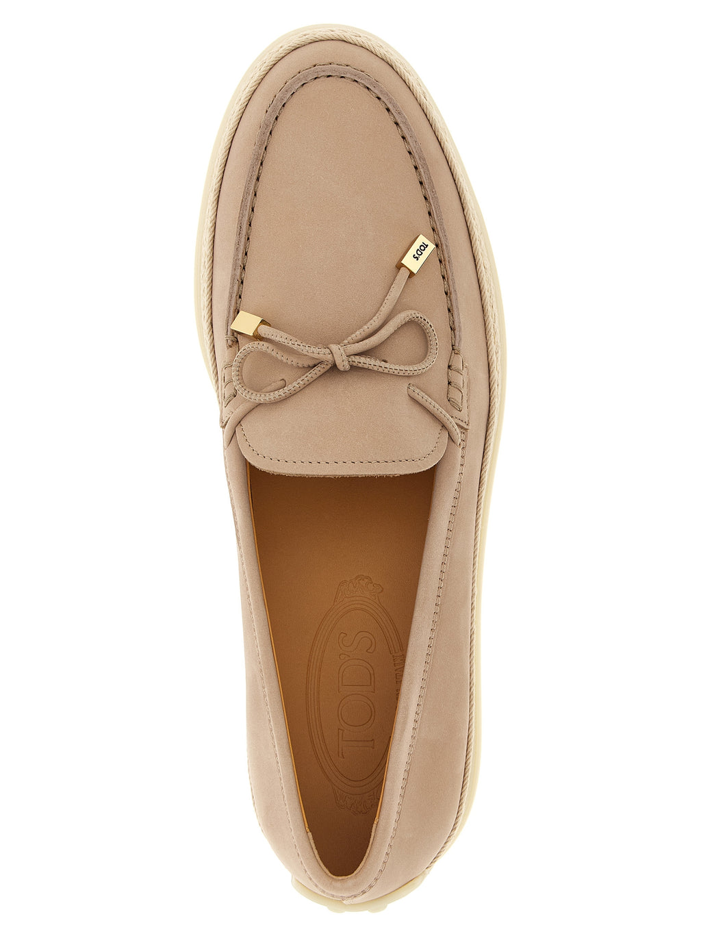 Calfskin Suede Gomma Rafia Loafers