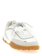 Gea 02 White Calfskin Athletic Sneakers