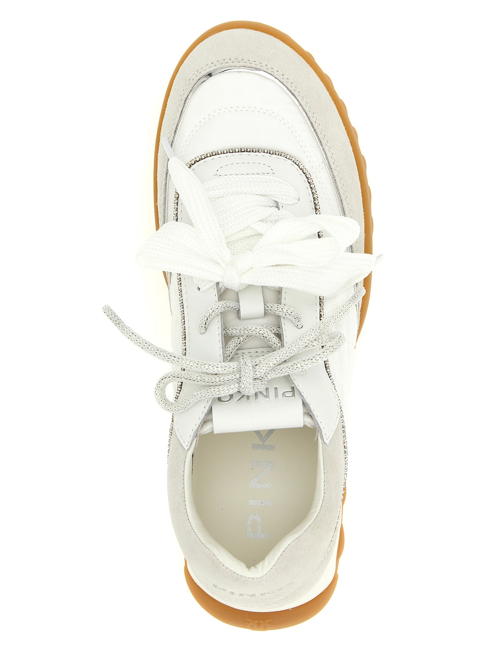 Gea 02 White Calfskin Athletic Sneakers