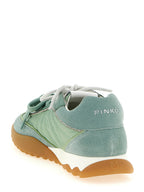 Gea 02 Calfskin Suede and Mesh Sneakers