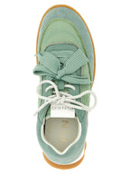 Gea 02 Calfskin Suede and Mesh Sneakers