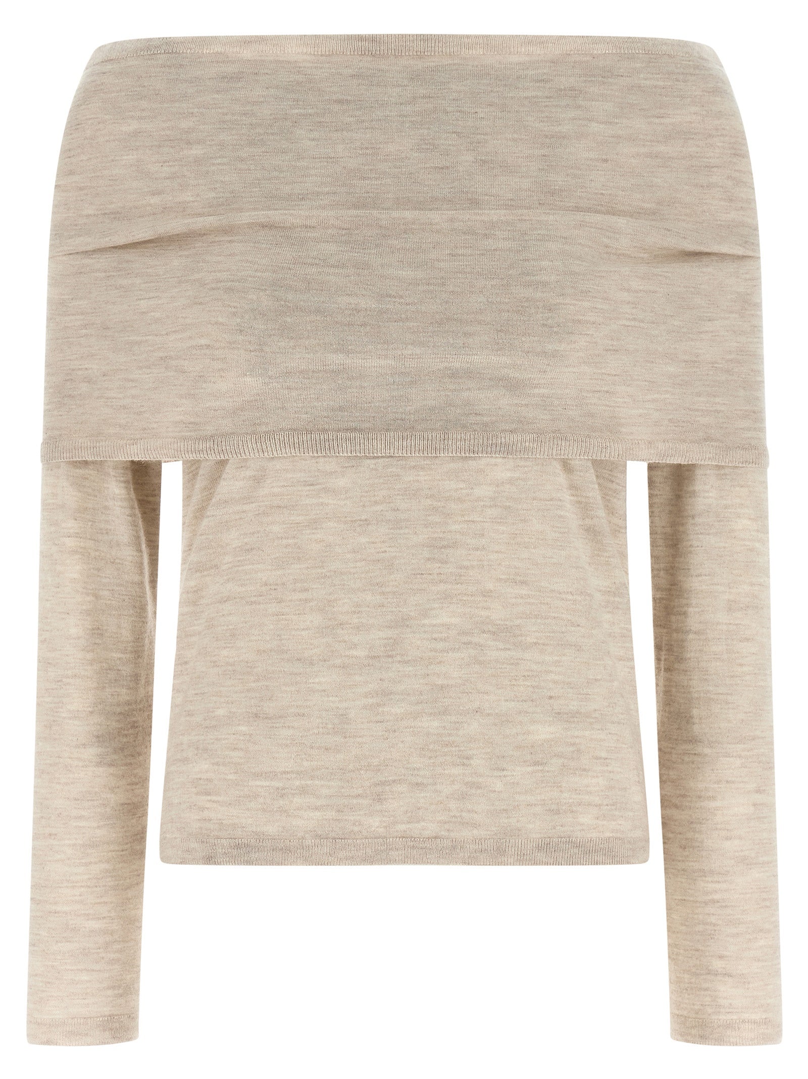 Beige Cashmere Cardigan