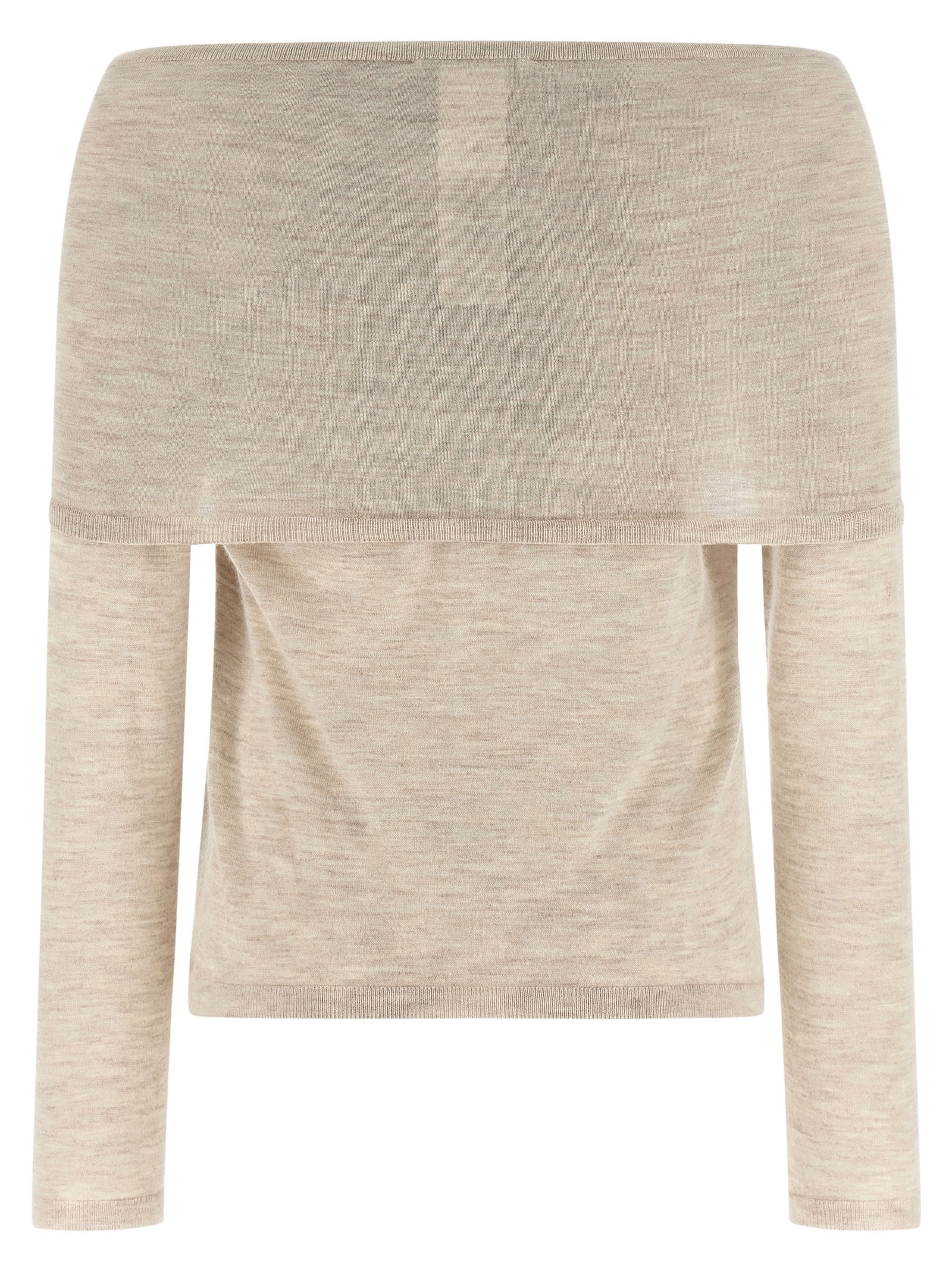 Beige Cashmere Cardigan