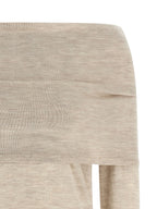 Beige Cashmere Cardigan