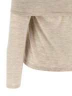 Beige Cashmere Cardigan