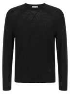 Black Virgin Wool Cardigan