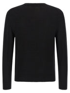 Black Virgin Wool Cardigan