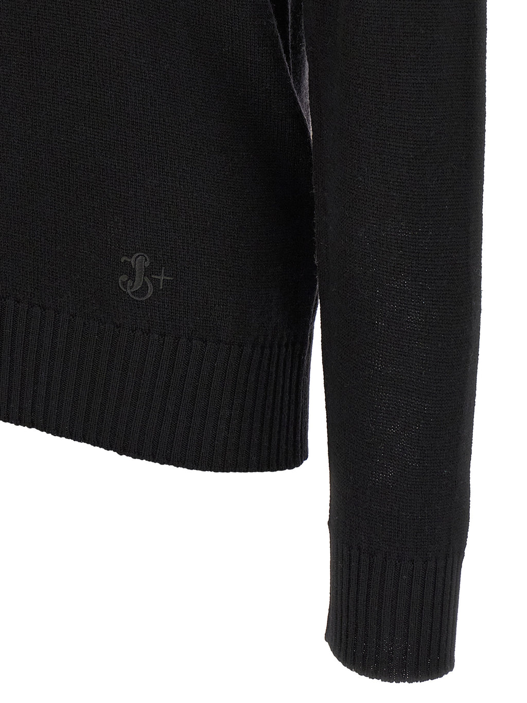 Black Virgin Wool Cardigan