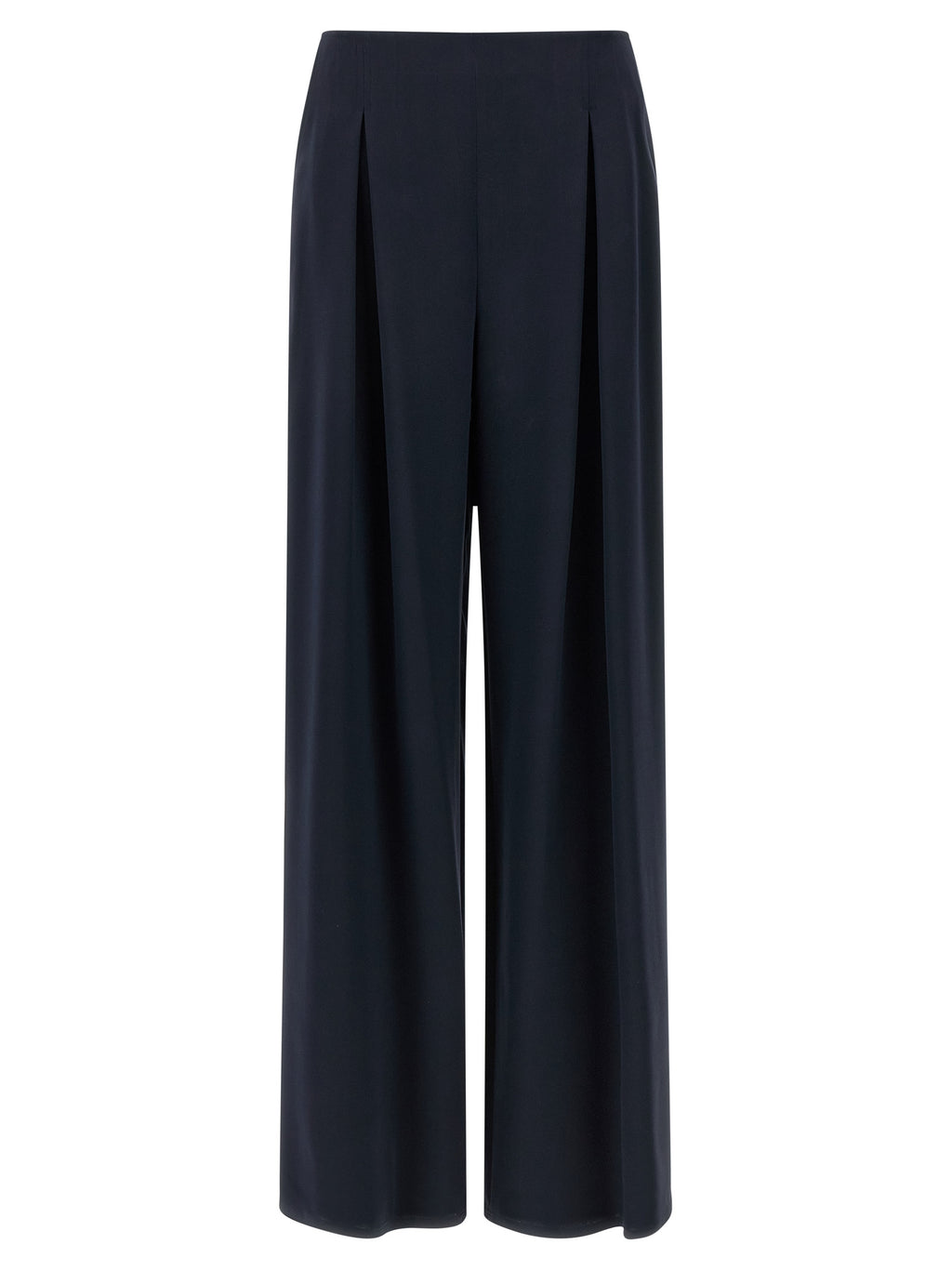 Blue Silk Mxppalude Trousers