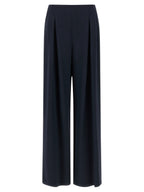 Blue Silk Mxppalude Trousers