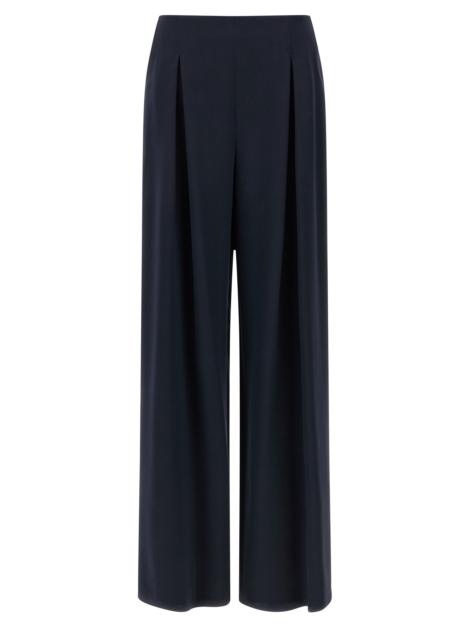 Blue Silk Mxppalude Trousers