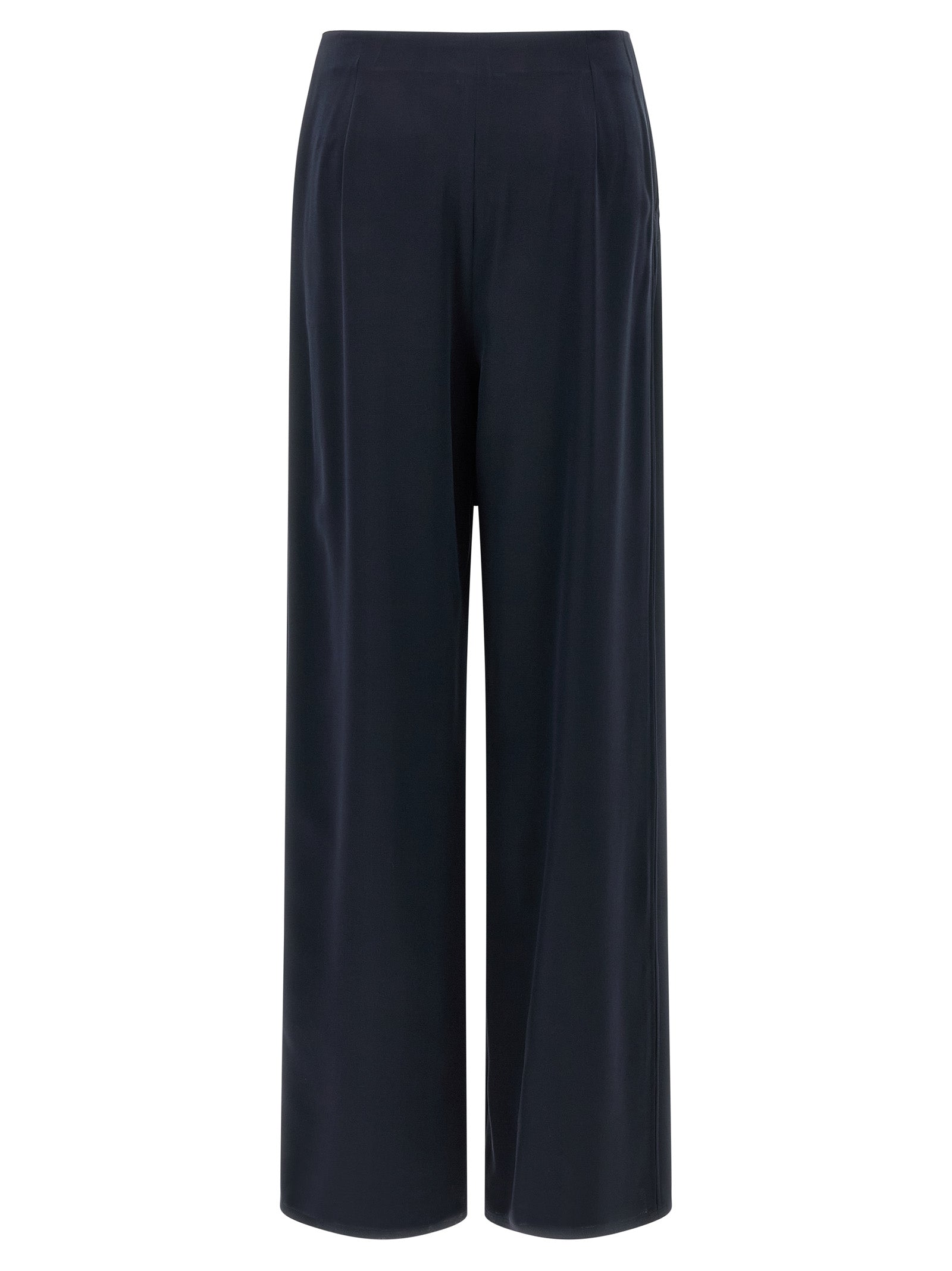 Blue Silk Mxppalude Trousers