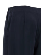 Blue Silk Mxppalude Trousers