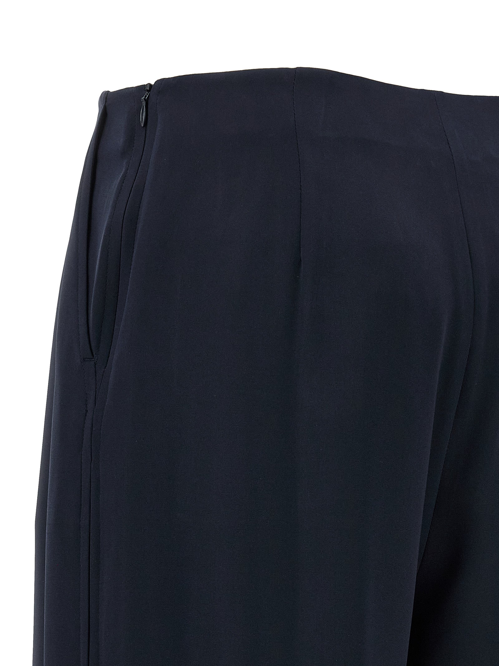 Blue Silk Mxppalude Trousers