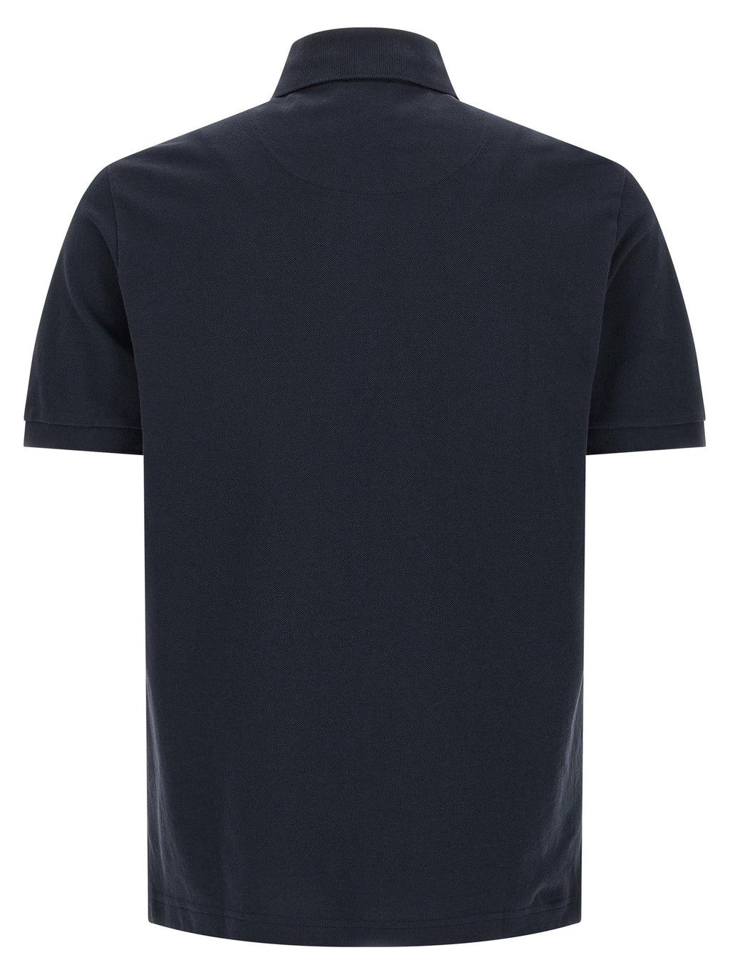 Blue Piqué Cotton Polo Shirt
