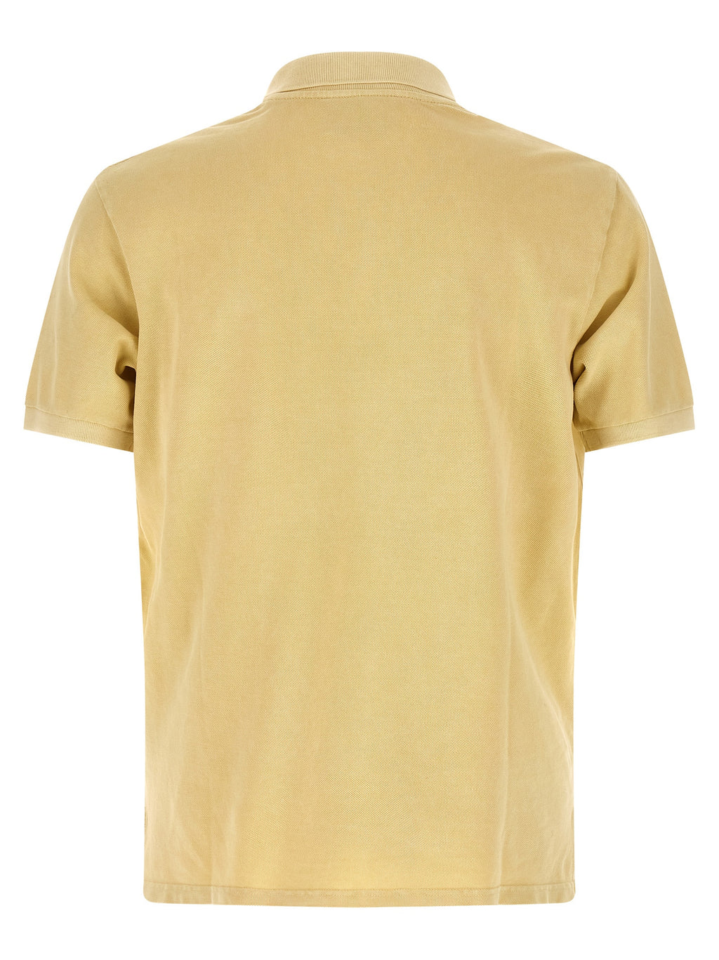 Yellow Cotton Piqué Afko Polo Shirt