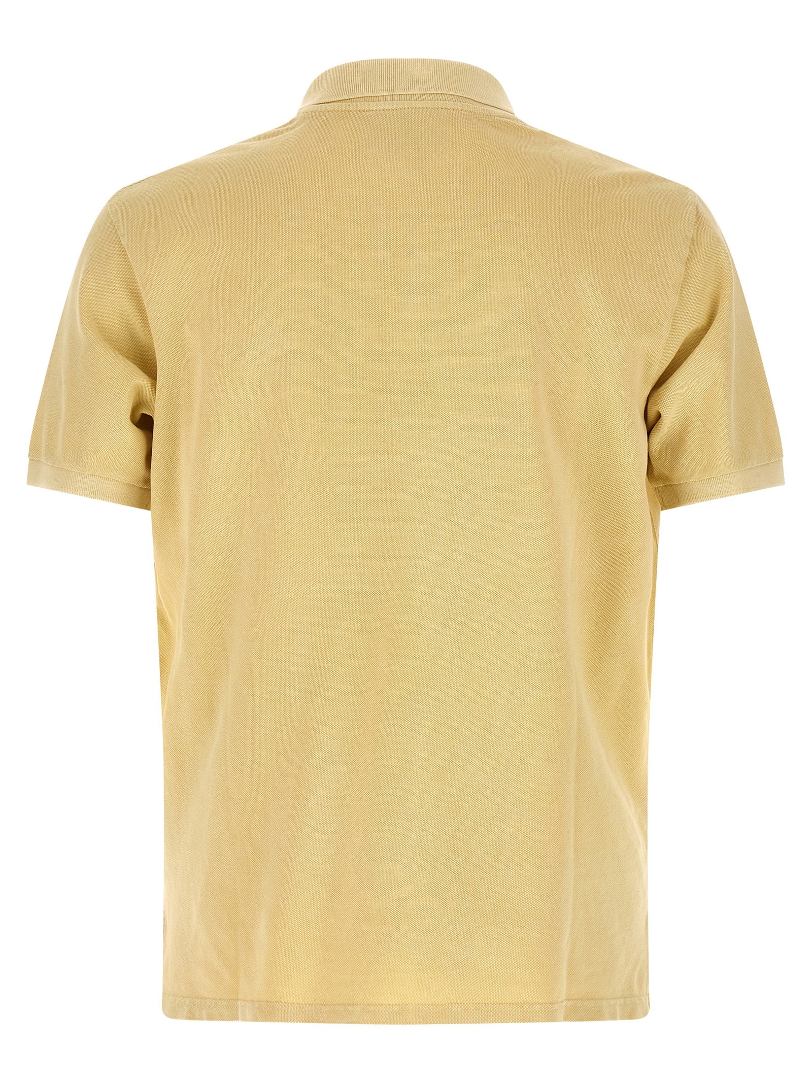 Yellow Cotton Piqué Afko Polo Shirt
