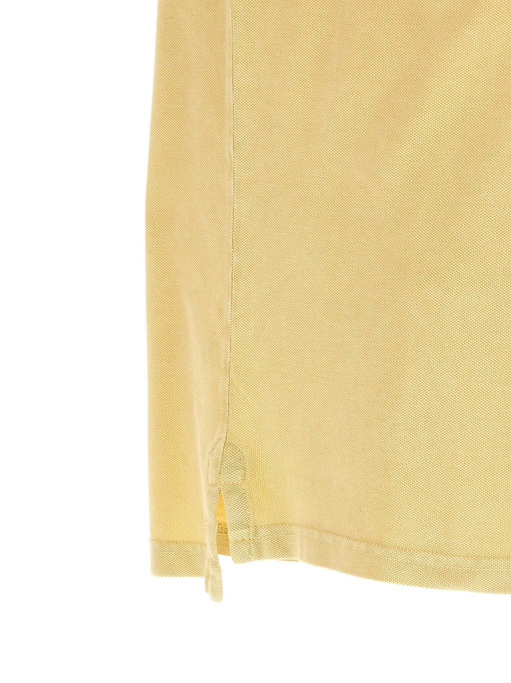 Yellow Cotton Piqué Afko Polo Shirt