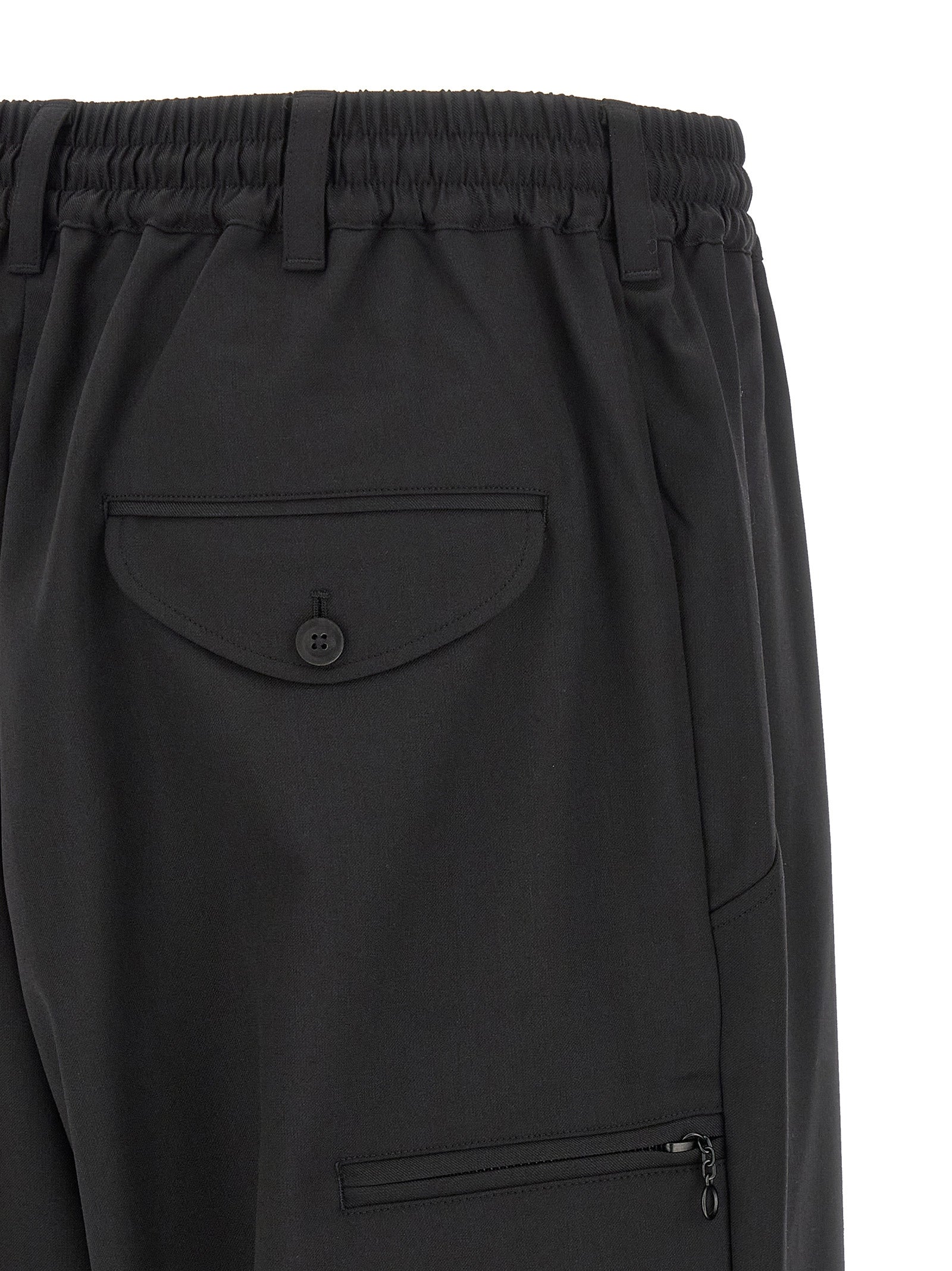 Wool Wide-Leg Pants