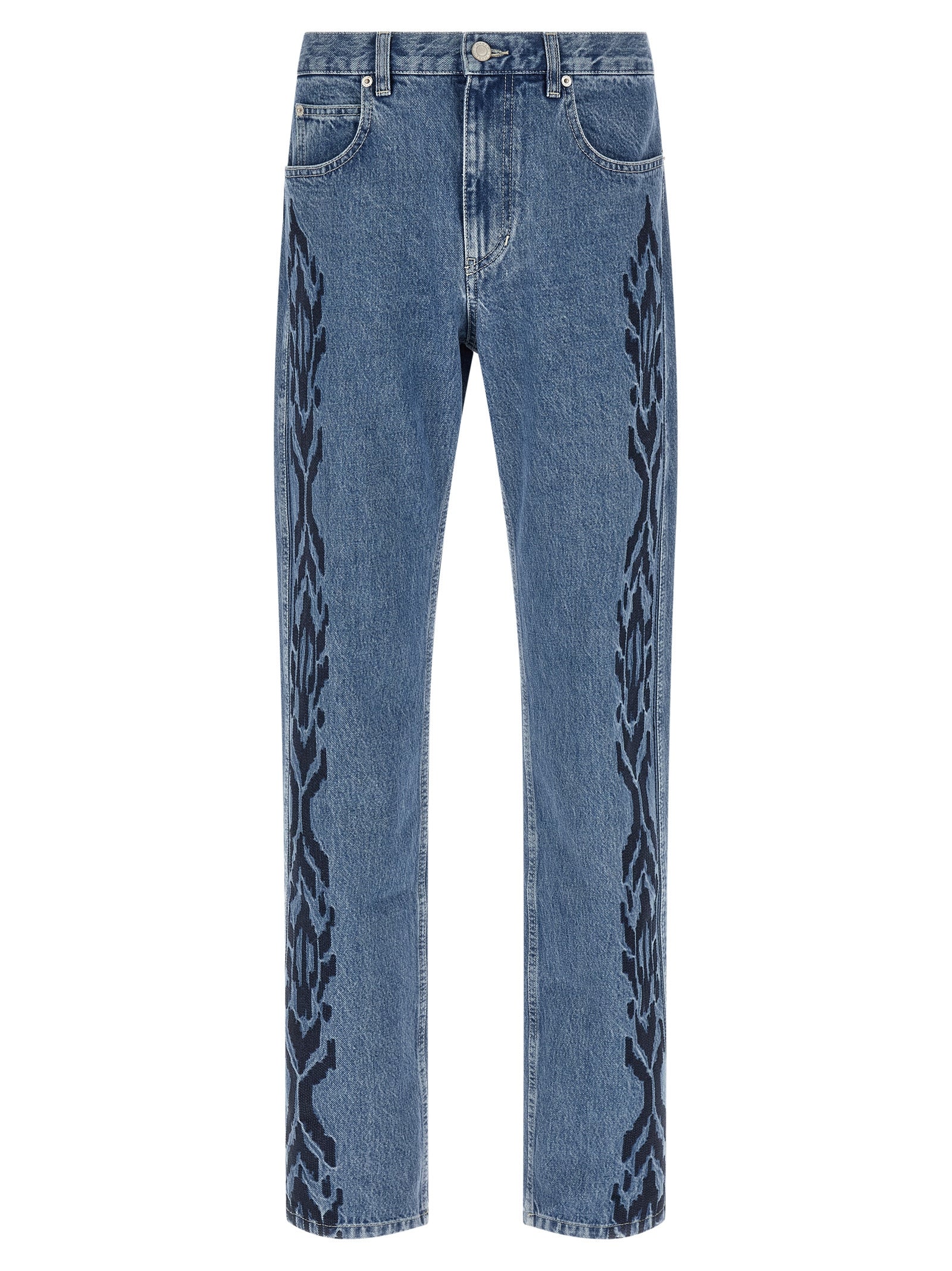 Cotton Lewys Straight-Leg Jeans