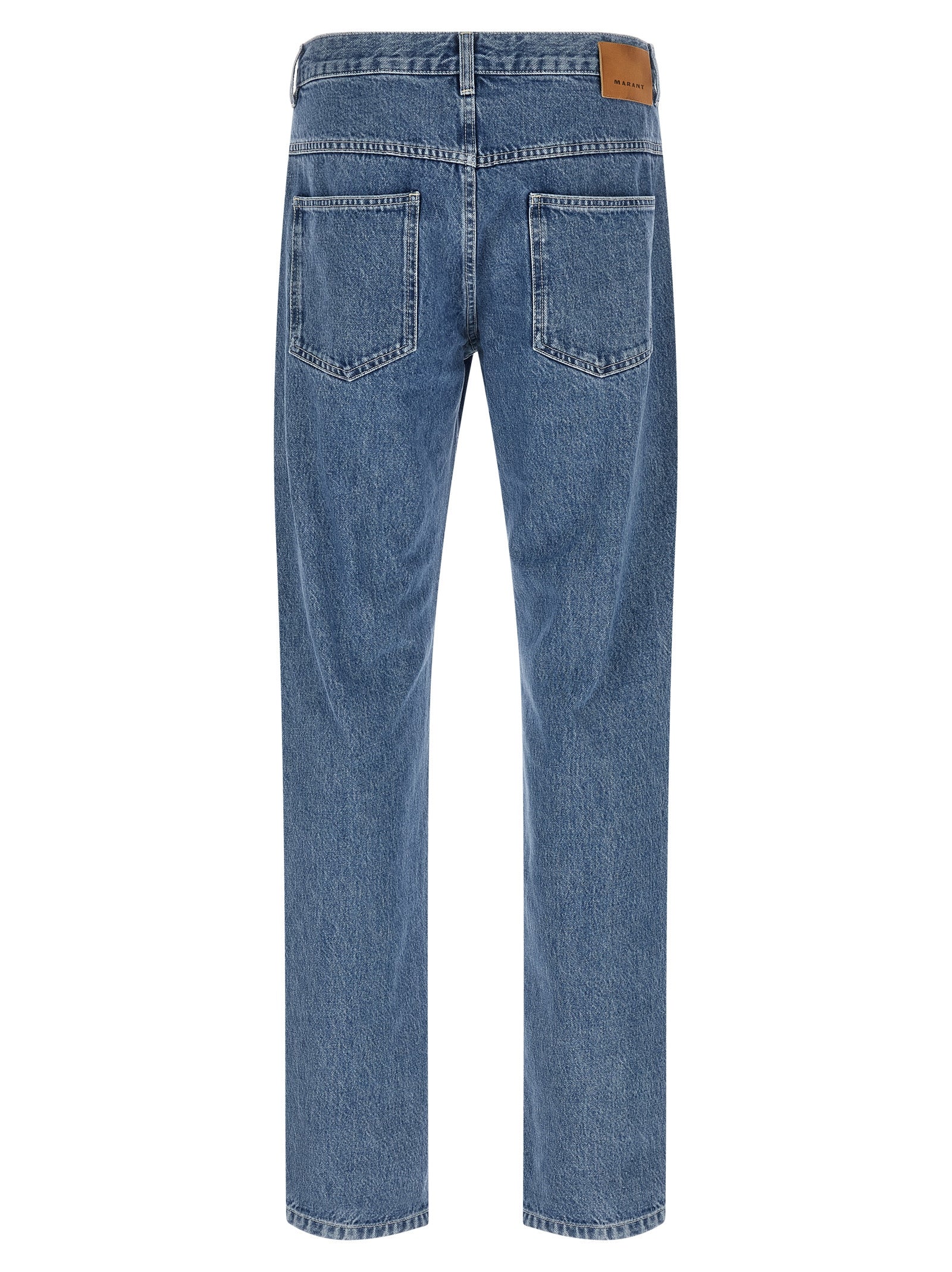 Cotton Lewys Straight-Leg Jeans