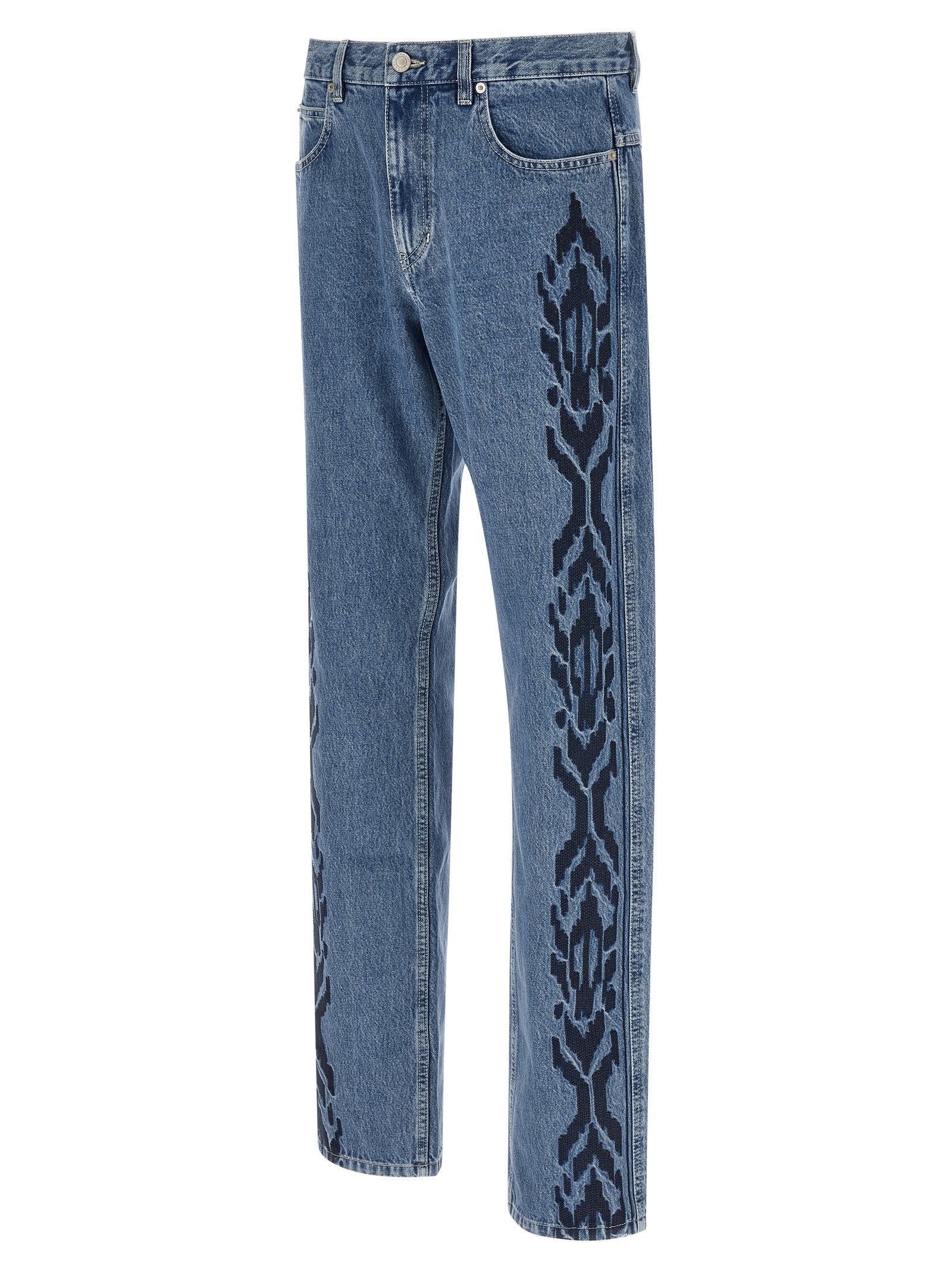 Cotton Lewys Straight-Leg Jeans