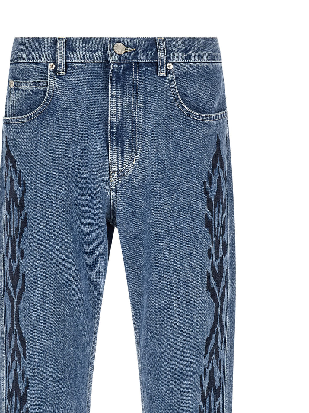 Cotton Lewys Straight-Leg Jeans