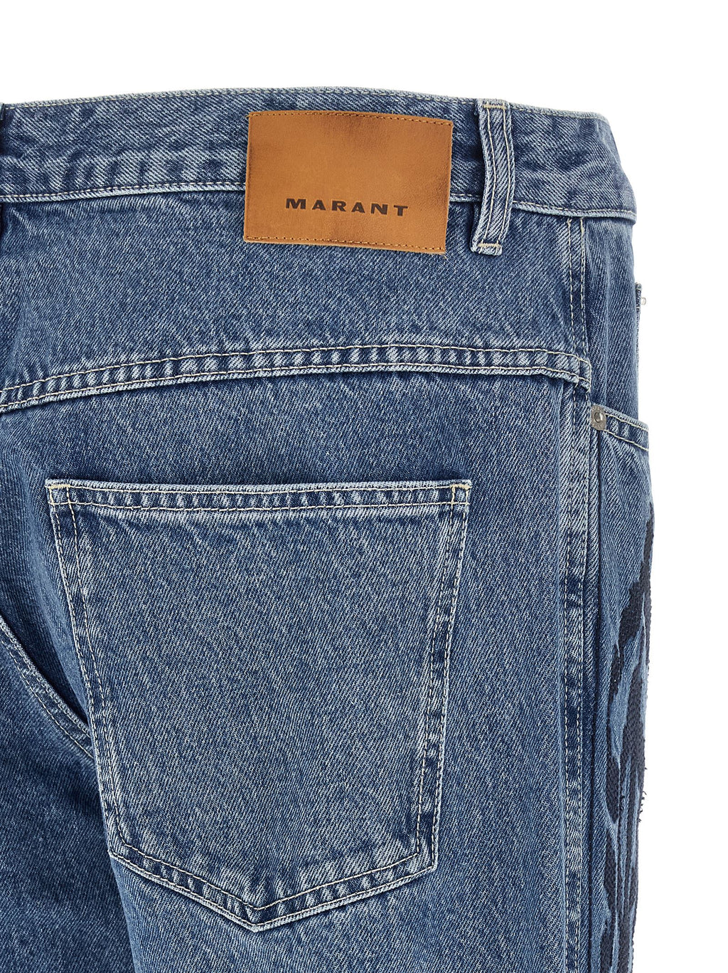 Cotton Lewys Straight-Leg Jeans