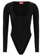T-Bodyn Black Viscose Bodysuit