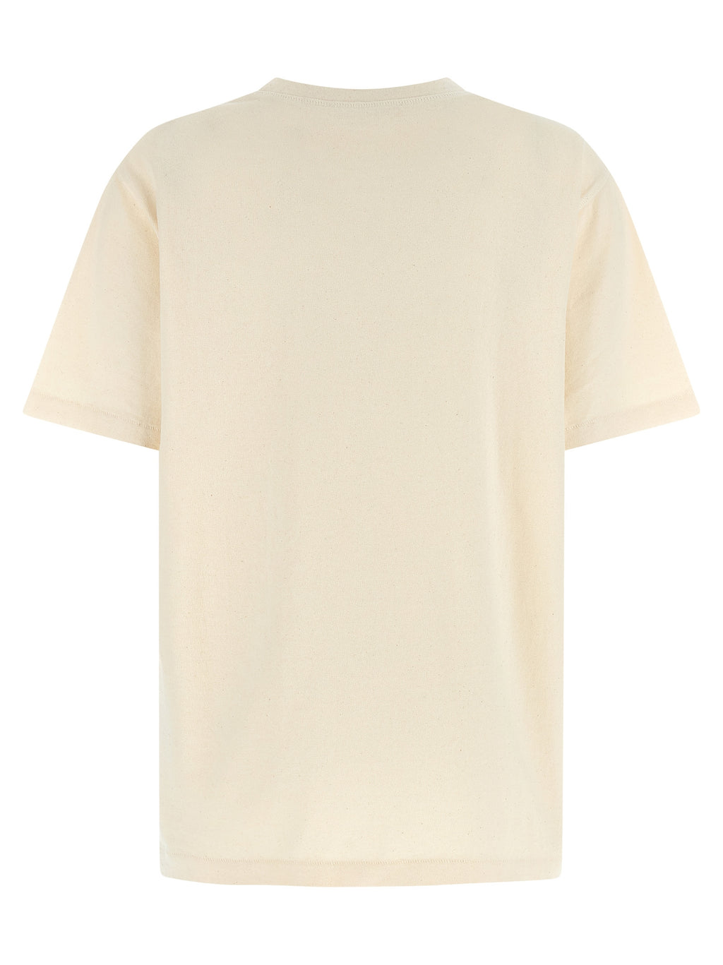 Beige Cotton Circular T-Shirt