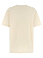 Beige Cotton Circular T-Shirt