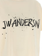 Beige Cotton Circular T-Shirt