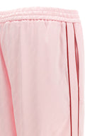 Pink Logo Jacquard Satin Pajama Pants